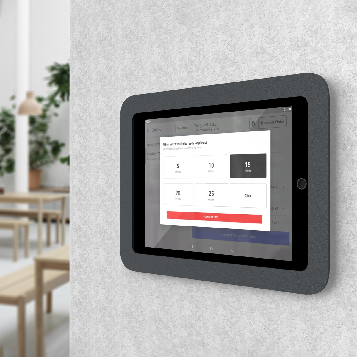 Heckler Wall Mount MX wandhouder iPad mini 6th gen 2021 black gray