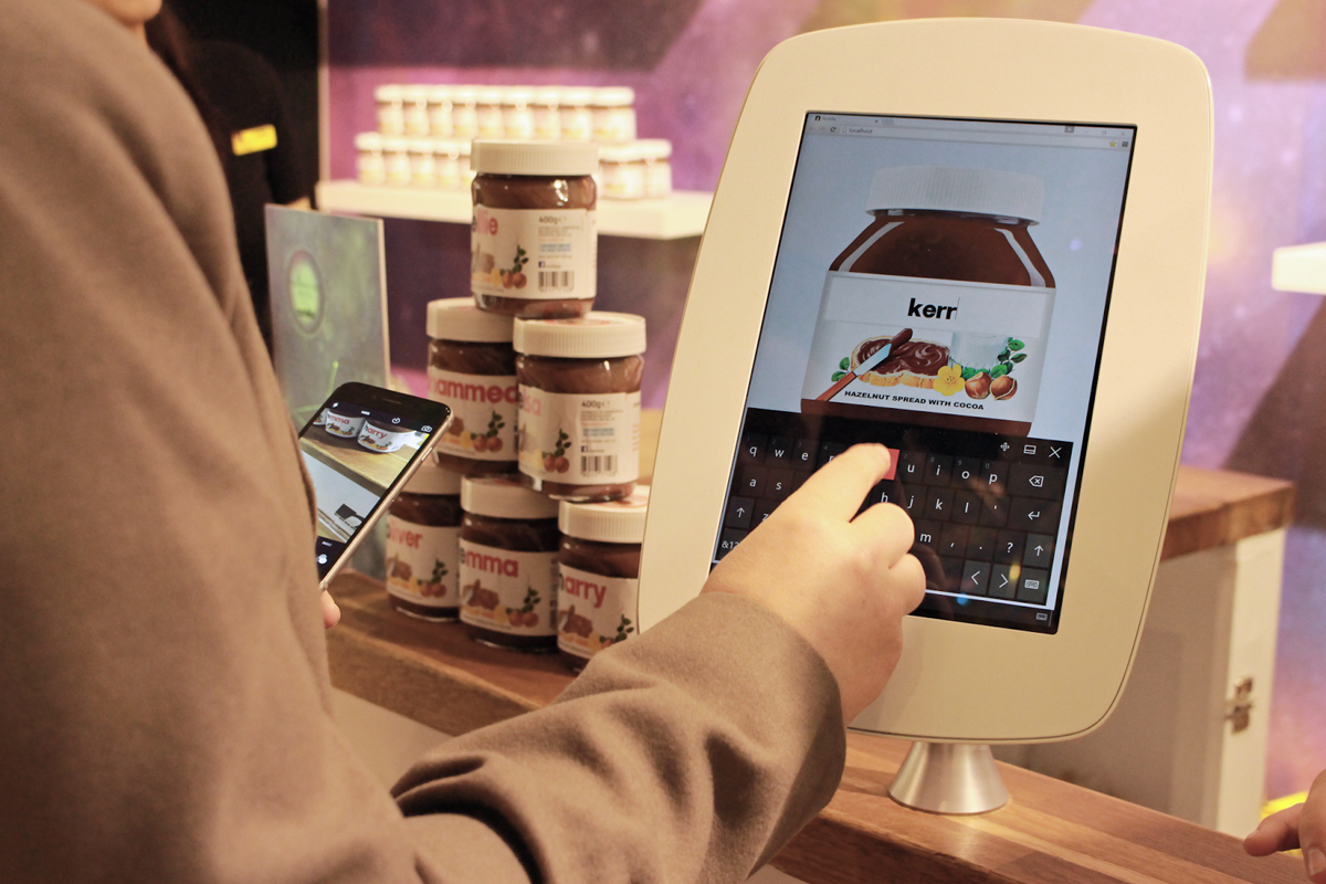 Bouncepad Static 60 Tablet Kiosk zur Montage auf einer Theke